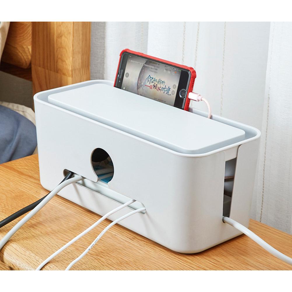 Úložný box na napájecí kabel, prodlužovací kabel, nabíječku, napájecí zástrčku počítače