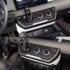 For Land Rover Defender 90 100 2020-2025 ABS Car Air Conditioning Mode Button Decorative Frame Sticker Car Accessories