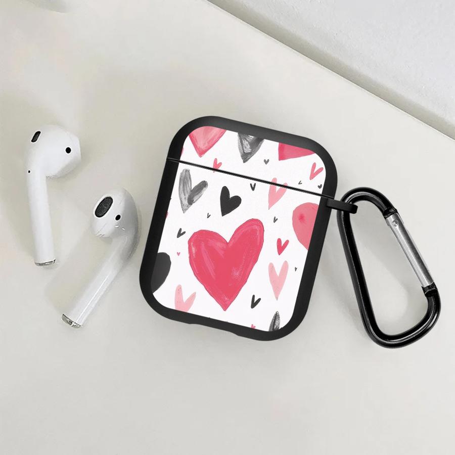 Love Heart Leopard Pink Cover Case For Airpods 1 Pro Pro2 Pro3 4 3 2 Earphone Cases