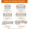 Solid Color Seersucker Sofa Cover with Skirt, Full Coverage, Non-Slip, Dustproof, Stretch Sofa Slipcover for Couch with Armrests