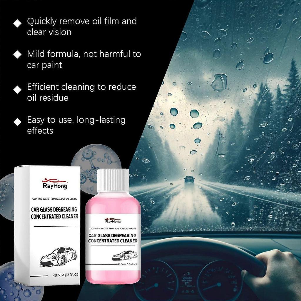 Rayhong Car Glass Cleaner Car Windshield Oil Film Remover Glass Cleaner