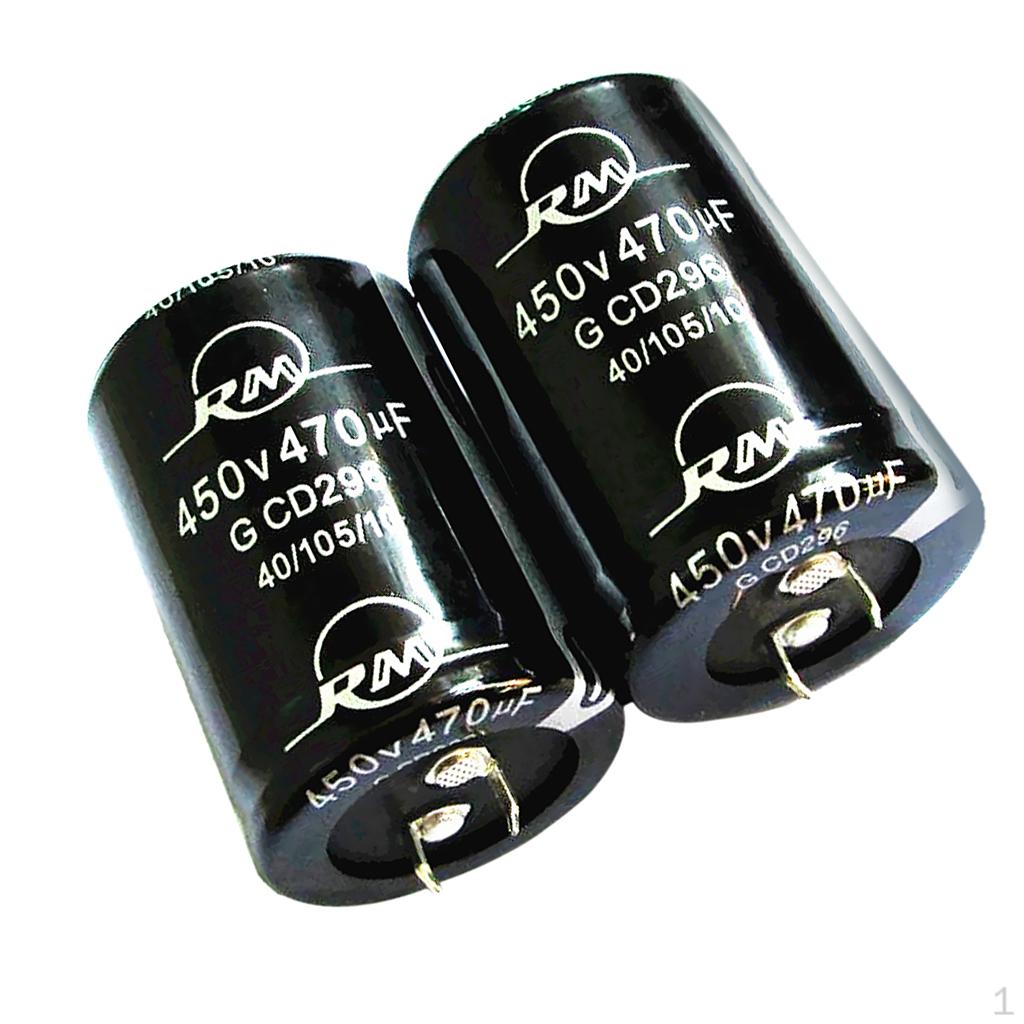 

2 шт., электролитический, 450 В, 105 градусов, 35x50 мм, RM 10 мм, защелкивающийся