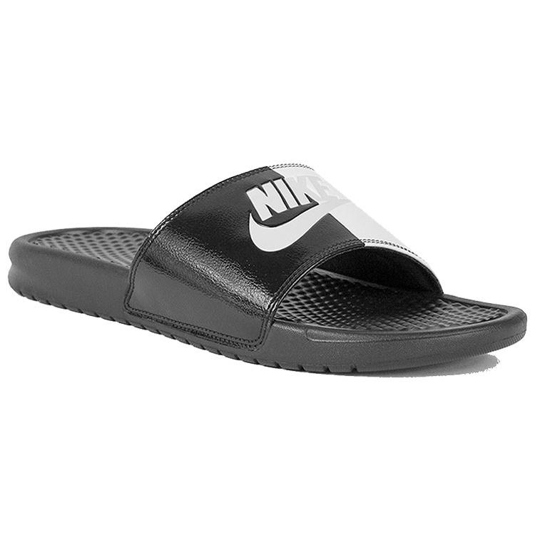New Nike Benassi Jdi Black Pure Platinum Black 343880-015