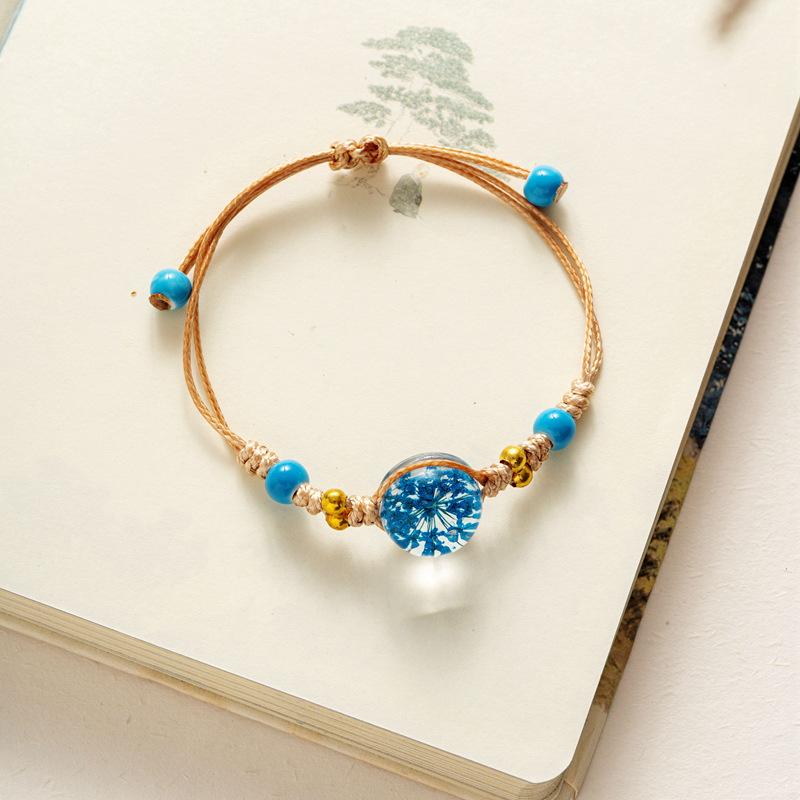 

Женский кристальный браслет, изысканный богемный бисерный ювелирный подарок One Size