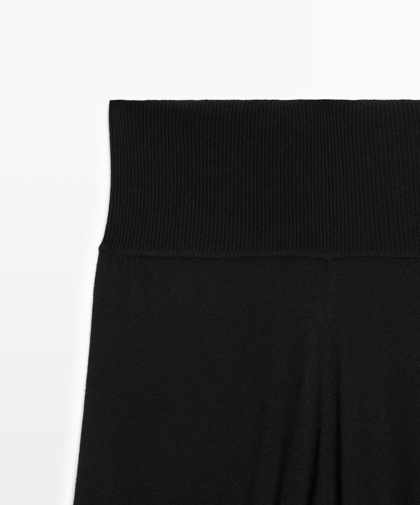 Masimodutti Wool Knit Sarouel Pants