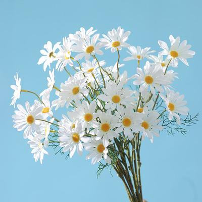 1/2/3Pcs Daisy Artificial Flowers Bouquet 50cm Fake Flowers for Garden Wedding Decoration Home Room Decor Craft Gift Accessories