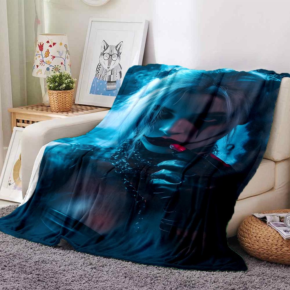 Harley Quinn Blanket Ultra-Soft Perfect for Bed Office Chair Seaside for All Seasons Stylish Decor Unique Gift for Family and Friends Camping