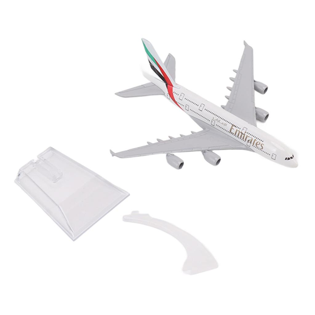380 Airplane Model Alloy Diecast Ornament Plane Model Toy for Children Collection Table Top