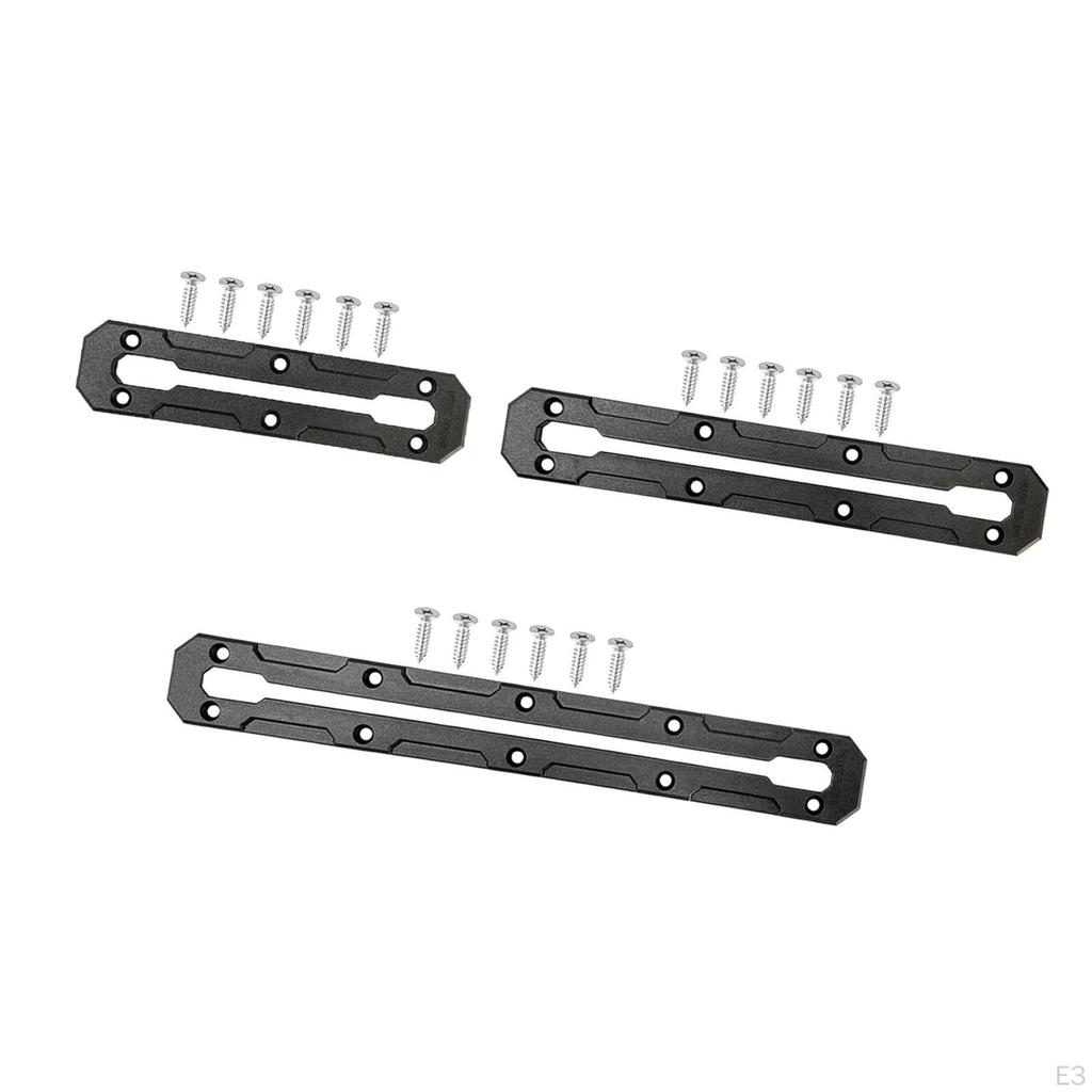 Kayak Slide Rail Track Bracket DIY Accessories Fishing Rod Holder Mounting Base for Canoe