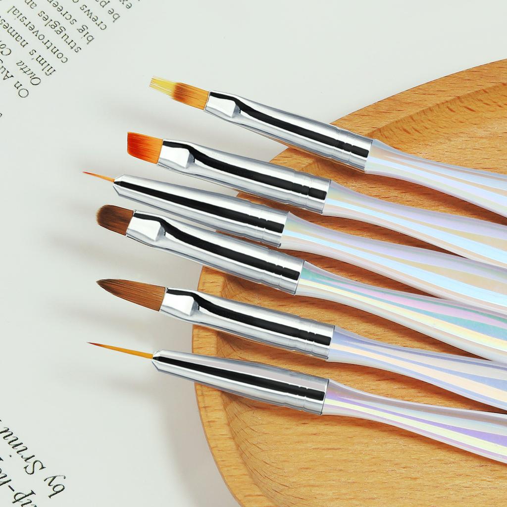 Nail Art Brushes Nail Art Design Pen Painting Tools Nail Extension Gel Brush Nail Polish Brush Builders Nail Gel Brush