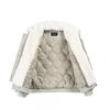 Unisex Oversized Winter Cotton Coat With Removable Fleece Collar Japanese Retro Style Warm Thick Parka Men Women