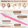 5/10/20pcsConvenient Novice Eyebrow Trimmer,with Handle,protective Case included,Shavers,hair Removal Knives,female Makeup Tools