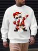 Fashion Printed Crew Neck Hoodie 100% Cotton Printed Long-Sleeve Crew Neck Pullover