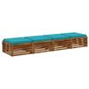 4 piece Seat Cushions SOEST 4 pcs. 100percent  Polyester Turquoise