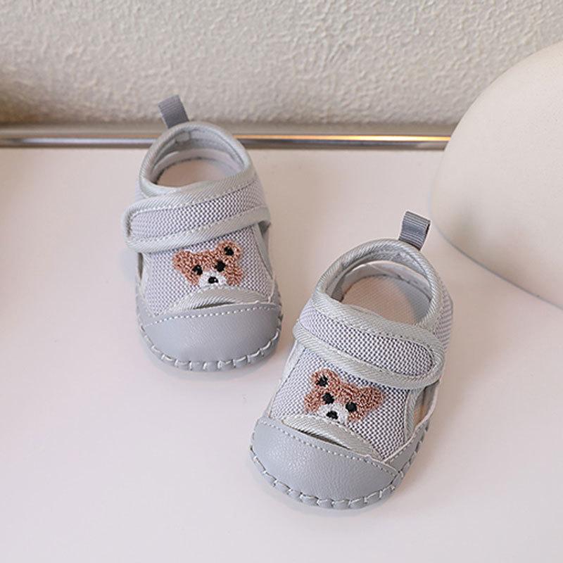 Baby Sandals Summer New Front Shoes Soft Sole Toddler Shoes 0-1 and A Half Years Old Male and Female Baby Cartoon