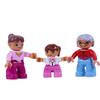 Figurenmodell, große Minifigur, Baustein, Puppenfamilie, professionell, kompatibel mit Spielzeug mit großen Partikeln