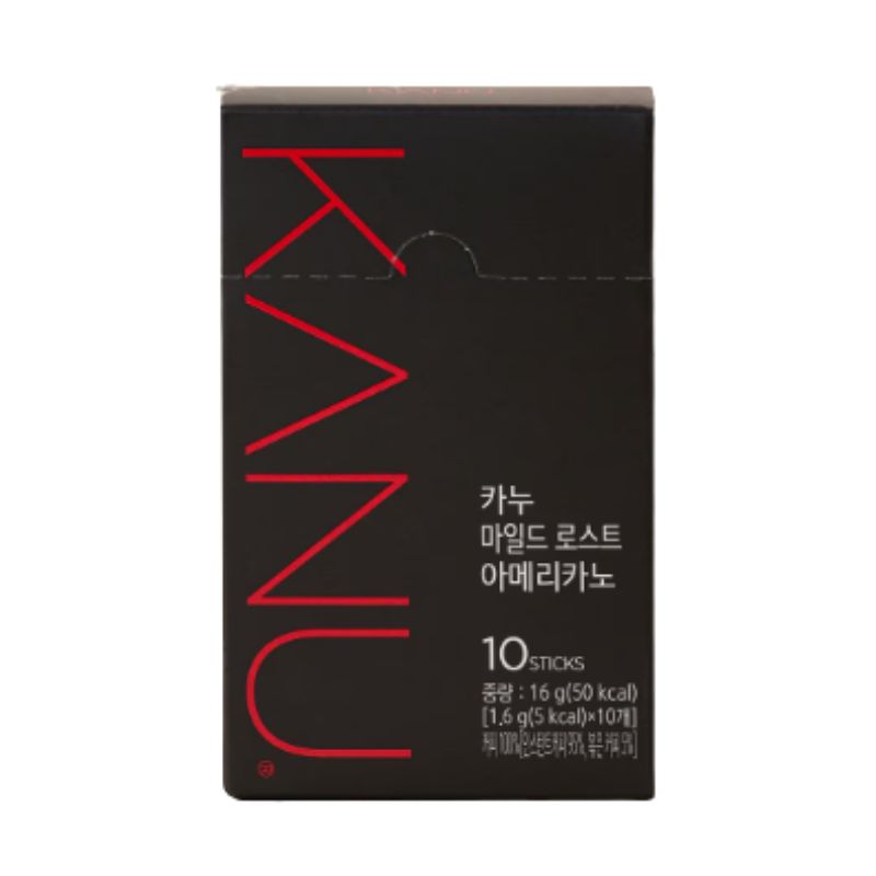 Maxim KANU Mild Americano Instant Coffee Sticks 10 Sticks Sugar Free Korean Coffee 1box(10ea)
