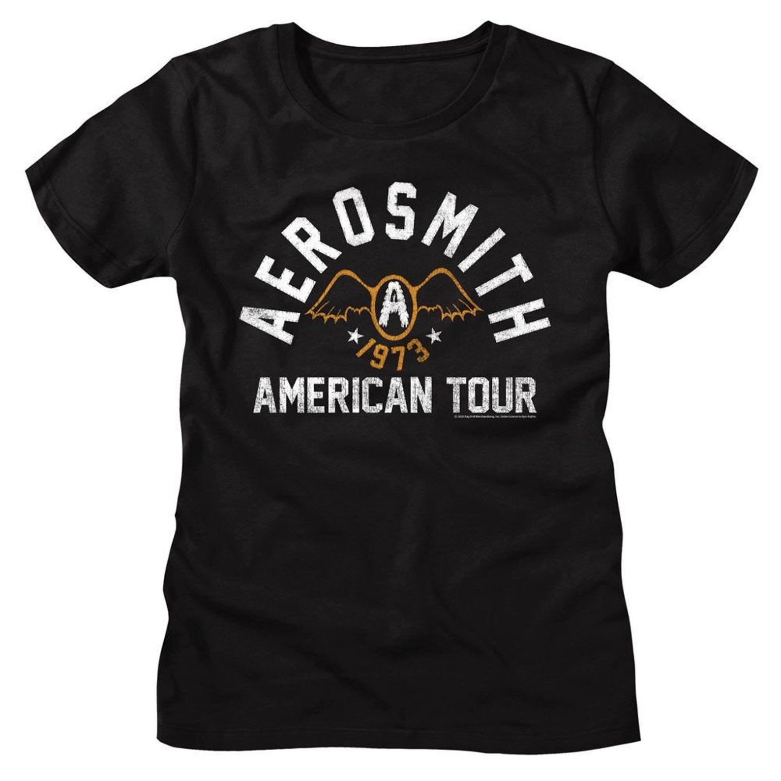 Aerosmith Seventy Three Black Women s T-Shirt L