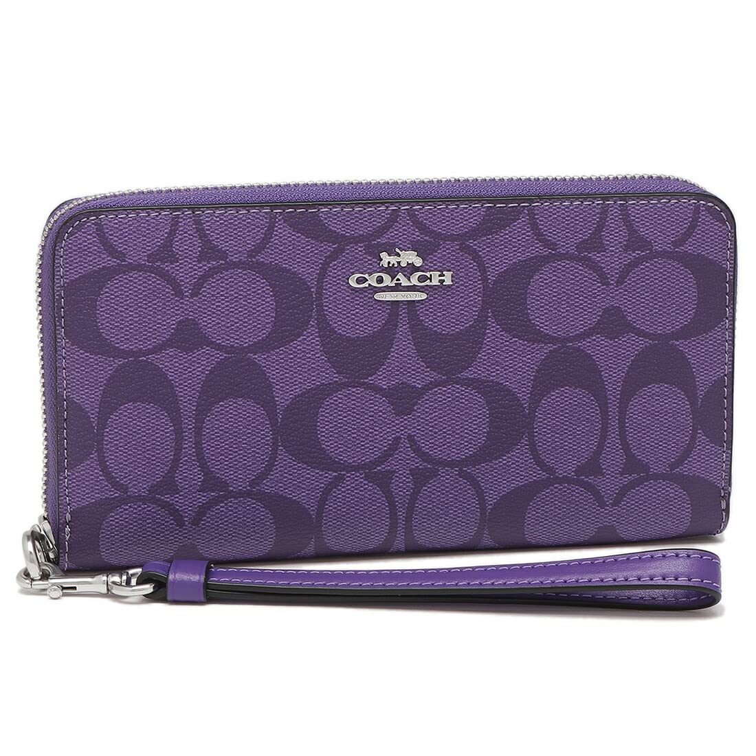 

Coach Outlet Long Wallet Signature Sport C4452 SVUCM Women s [Item] фіолетовий