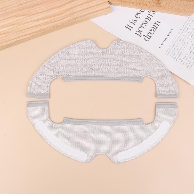 4 Peças de Panos para Mopa Para Aspirador Robô Dreame D10S Plus Peças de Reposição Pano de Limpeza Lavável Acessórios para Aspirador Robô