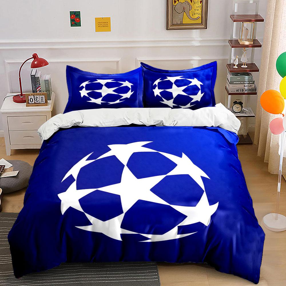 White star-shaped pattern. Bedding sets Duvet cover sets Duvet covers Pillowcases(1* Duvet Cover 2* Pillowcases without duvet insert)