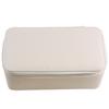 Elegant Travel Jewelry Case with 12 Velvets Zippers Pouches PU Leather Earrings Necklaces Organizer Accessories Holder