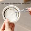 Cup Lid Brush Cup Lid Tool 2-in-1 Cup Lid Gap Brush Slanted Bristles Water Bottle Cover Cleaner Multifunctional for Crevices