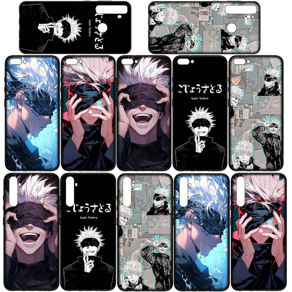 Cover for iPhone 17 16 15 Xiaomi Poco Redmi Note 14 13 12 Pro 16e Samsung Galaxy S25 S24 S23 OPPO Huawei Cartoon Jujutsu Gojo Satoru Kaisen Phone Case