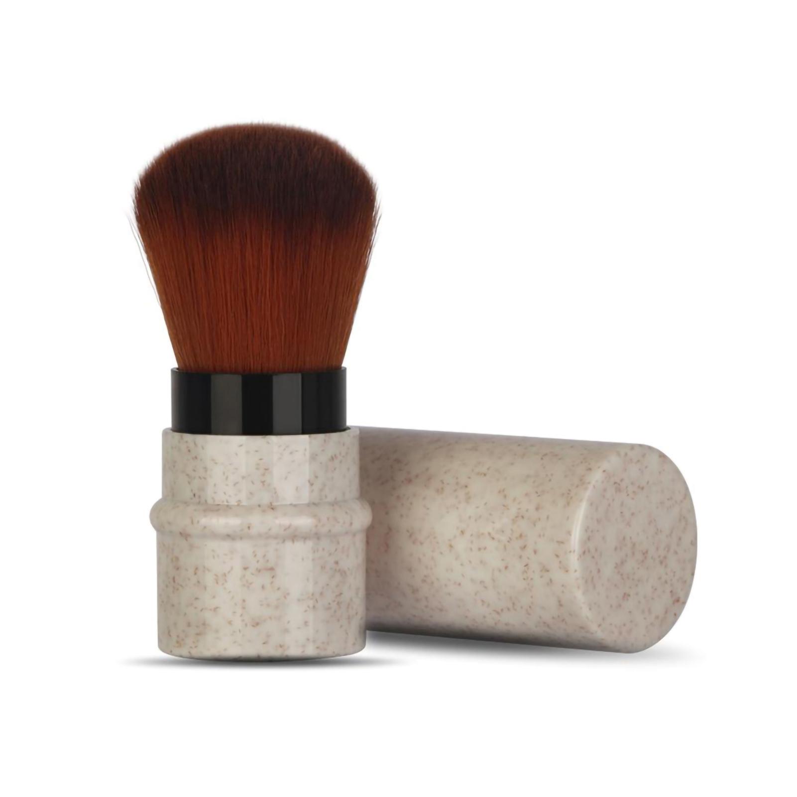 

Короткая мраморная кисть для нанесения тональной основы, эластичная ручка, кисть для румян, зеленая абрикосовый