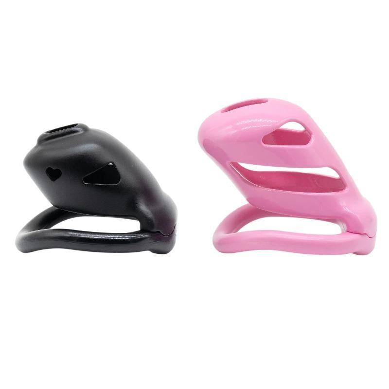 Men'S Heart-Shaped Chastity Cage With Embedded Invisible Small Lock Core Penis Lock Sissy Chastity Belt Bdsm Gay Sex Toy For Men