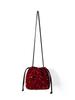 Fashion Trend Sequined Shoulder Bag Women's Bag New Niche Shiny High-end Feeling Drawstring Crossbody Bag Women