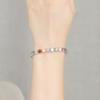 Butterflykiss Luxury 3/4/5/6.5MM Colored Rainbow Tennis Moissanite Bracelets Plated Gold 925 Silver Fine Jewelry Gift