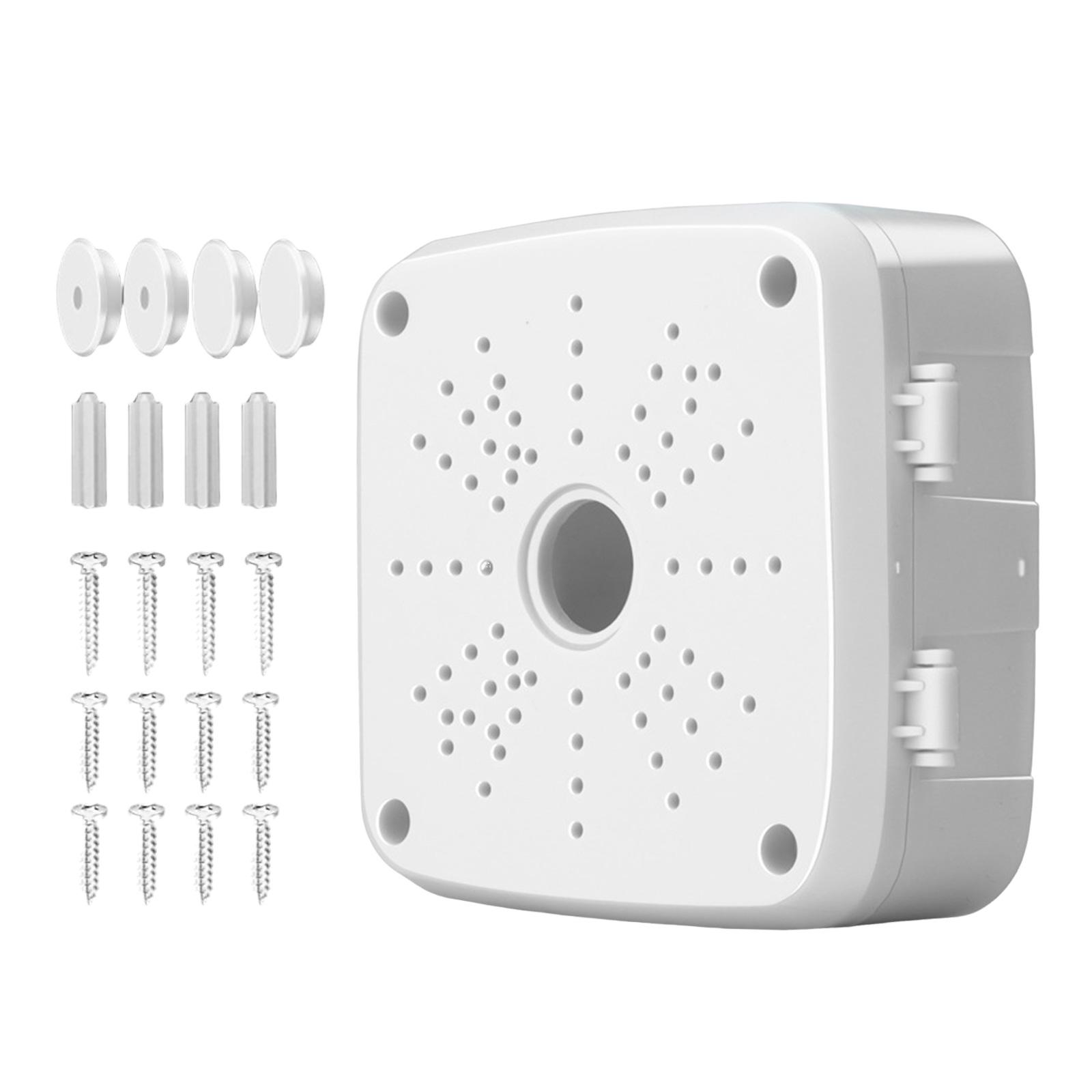 

Plastic Hoisting Camera Mounting Bracket Flip Top Design Junction Box For Concealed Cable Storage Ceiling Wall Installation 1