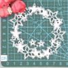  Circle Star Frame Cutting Dies Carbon Steel Die Cuts Embossing Stencils for Photo Scrapbooking Card Making Decorations