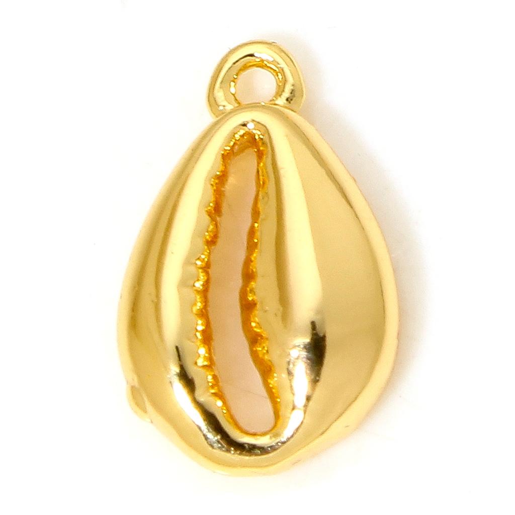 2Piece Brass Ocean Jewelry Charms 18K Gold Color Starfish Conch Dolphin Metal Pendants For Jewelry Making Diy Necklace Supplies