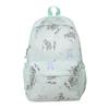 New small fresh junior high school college student schoolbag simple casual large capacity women's backpack light travel backpack