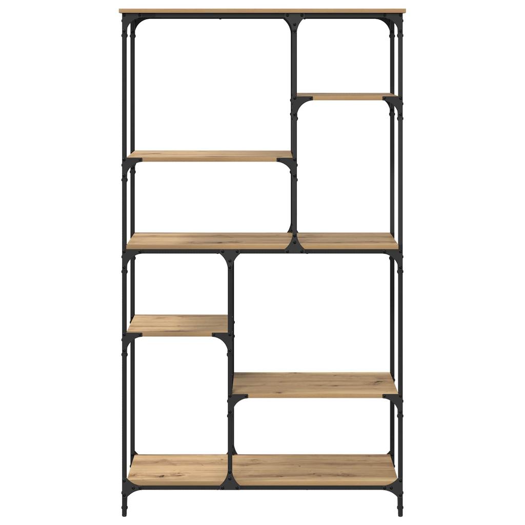 Artisan Oak Bookshelf 99 x 35.5 x 176 cm Particleboard