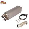 For CFMOTO 450MT 450 MT IBEX450 IBEX 450 2024 2025 Motorcycle Exhaust Escape Moto System Mid Link Pipe With Muffler DB Killer