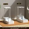 Automatic Cat Feeder & Water Dispenser with Gravity Food Storage Container for Cats and Dogs