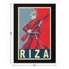 Hawkeye Riza - Poster Throw Blanket Retros Warm Wednesday Thermal Blankets