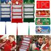 Santa Claus Christmas Cash Gift Envelope Christmas Tree with 10 Slots Christmas Money Holder Christmas Surprise Party Money Box