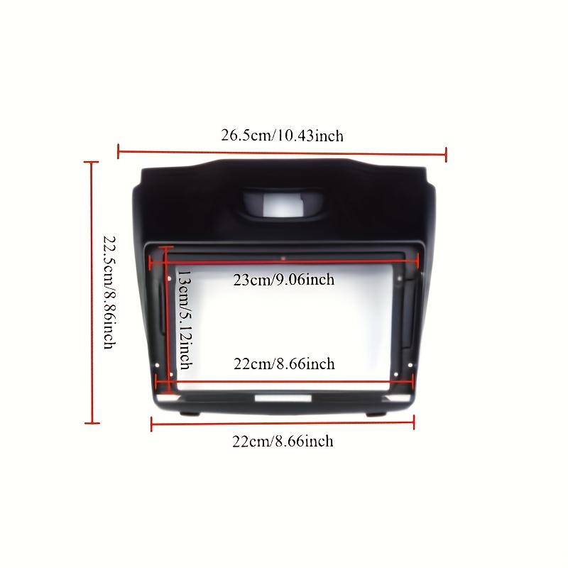 Car Stereo Installation Dash Kit for ISUZU D-MAX KB MU-X for Trailblazer Colorado 2012-2019 Plastic Radio Mount Frame Trim Panel