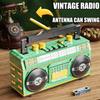 Non-Toxic 781Pcs Vintage Radio Recorder Building Block Toys Sets 3D Puzzle Model Creative Desk Decor For Collectors Christmas Gifts