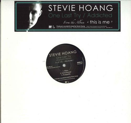 

12inch Record STEVIE HOANG - One Last Try / Addicted MRL19801011 MANHATTAN RECOR 2008 Japan Pop Used