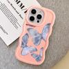 Printed Butterfly Case for iPhone 15 Plus XR 13 8 17 Air 12 16 Pro Max 14 11 Soft Phone Cover