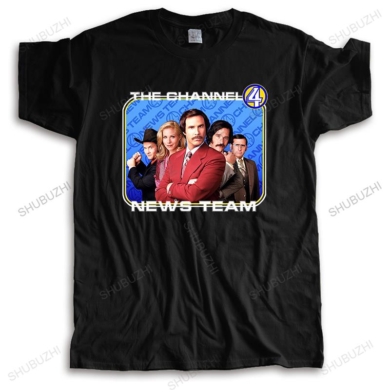 Unisexs Brand Tshirt Black New Oneck Tshirt Fashion Short Sleeve Anchorunisex Channel 4 News Team New Cotton Streetwear Teeshirt