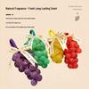 Grape Scent Handmade Soap String - Perfect for Hand and Face Washing, Ideal New Year or Spring Festival Gift, and Annual Meeting Souvenir.