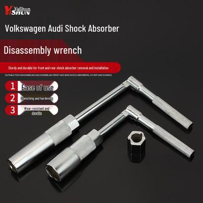 Strumento per la rimozione dell'ammortizzatore Volkswagen - Nessun smontaggio necessario per la sostituzione del supporto superiore, Bussola Chiave Anteriore e Posteriore.