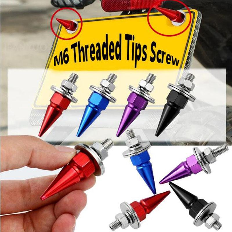 Șuruburi filetate M6, elemente de fixare modificate pentru mașini, șaibă de aripă, bara de protecție, șuruburi pentru motor, plăcuță de înmatriculare, șuruburi din aliaj de aluminiu