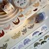 Light Retro Salt Style Journal Washi Tape Stickers - 'Rainbow Birds' PET Design